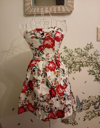 Robe bustier fleurie