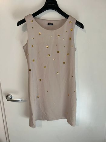 Jolie petite robe beige / crème - Taille 38/40 - Tanaïs