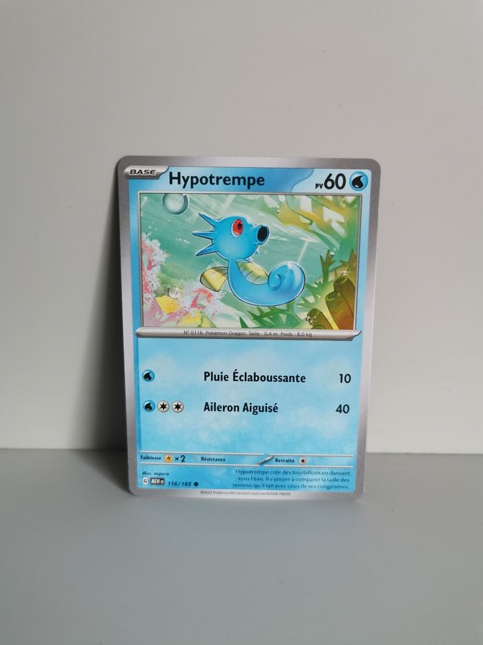 Carte Pokémon Hypotrempe 116/165