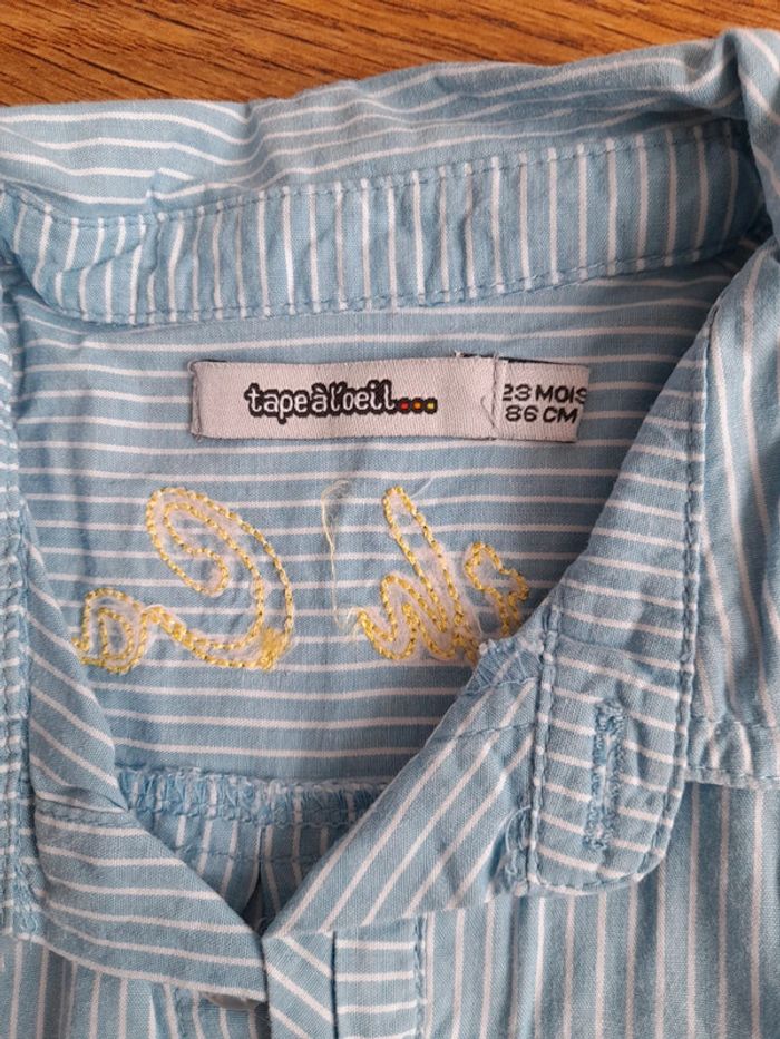 Chemise 23mois Neuf - photo numéro 3