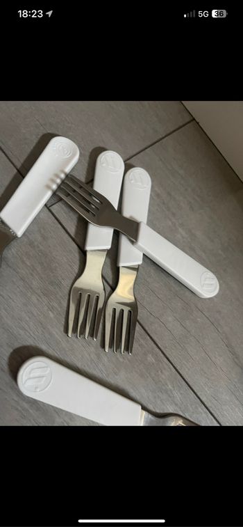Lot de 5 cuillères bio plastique Wesco