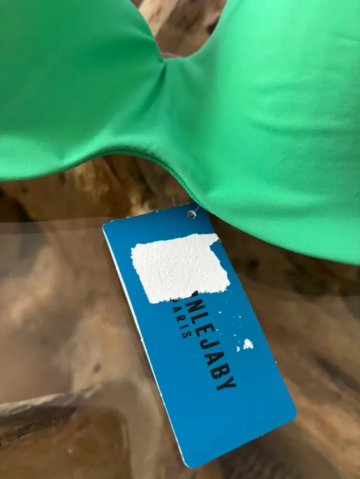 Haut de maillot de bain Maison Lejaby bandeau vert sculpt - photo numéro 4