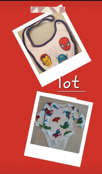 Bodies + bavoir Marvel Primark
