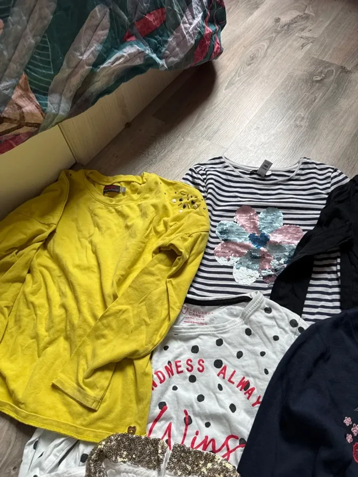 Lot tee-shirts tunique 8 ans fille - photo numéro 2
