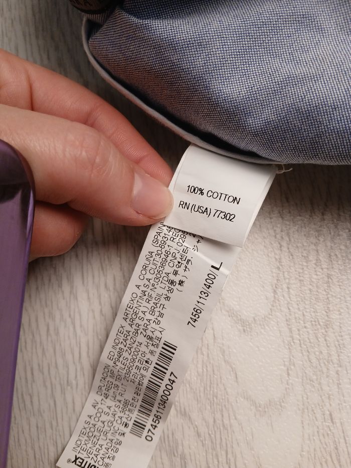 Jupe Zara Bleue clair Taille L - photo numéro 6