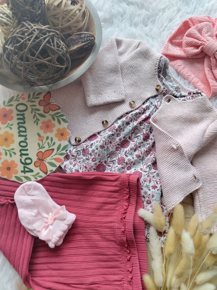 Ensemble complet 5 pièces sergent major fille 3 mois 🎀 - photo numéro 2