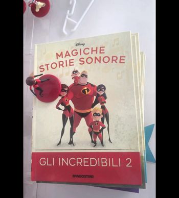 Gli incredibili 2 Magiche storie sonore deagostini Audioconte magique Disney Altaya italien audio