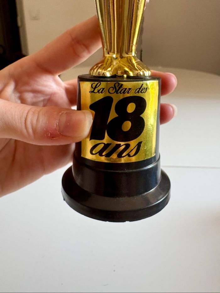 Statuette doré « La star des 18 ans » - photo numéro 5