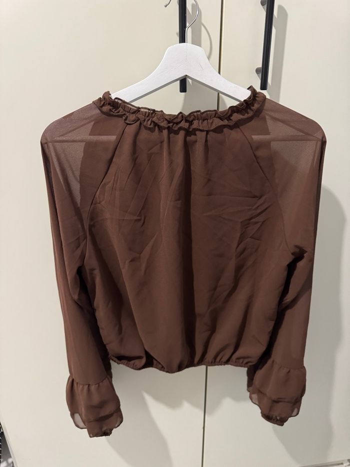 Blouse marron - photo numéro 4