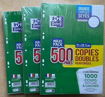 Copies doubles Oxford