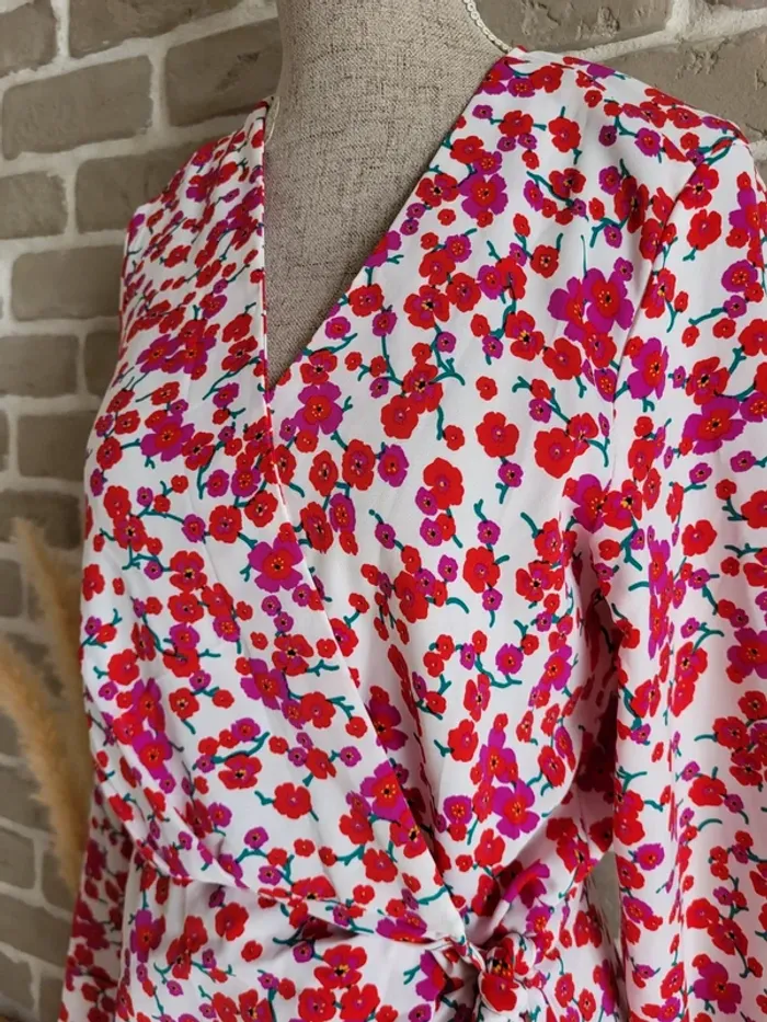 Robe portefeuille fleurie Lili & Lala - photo numéro 5