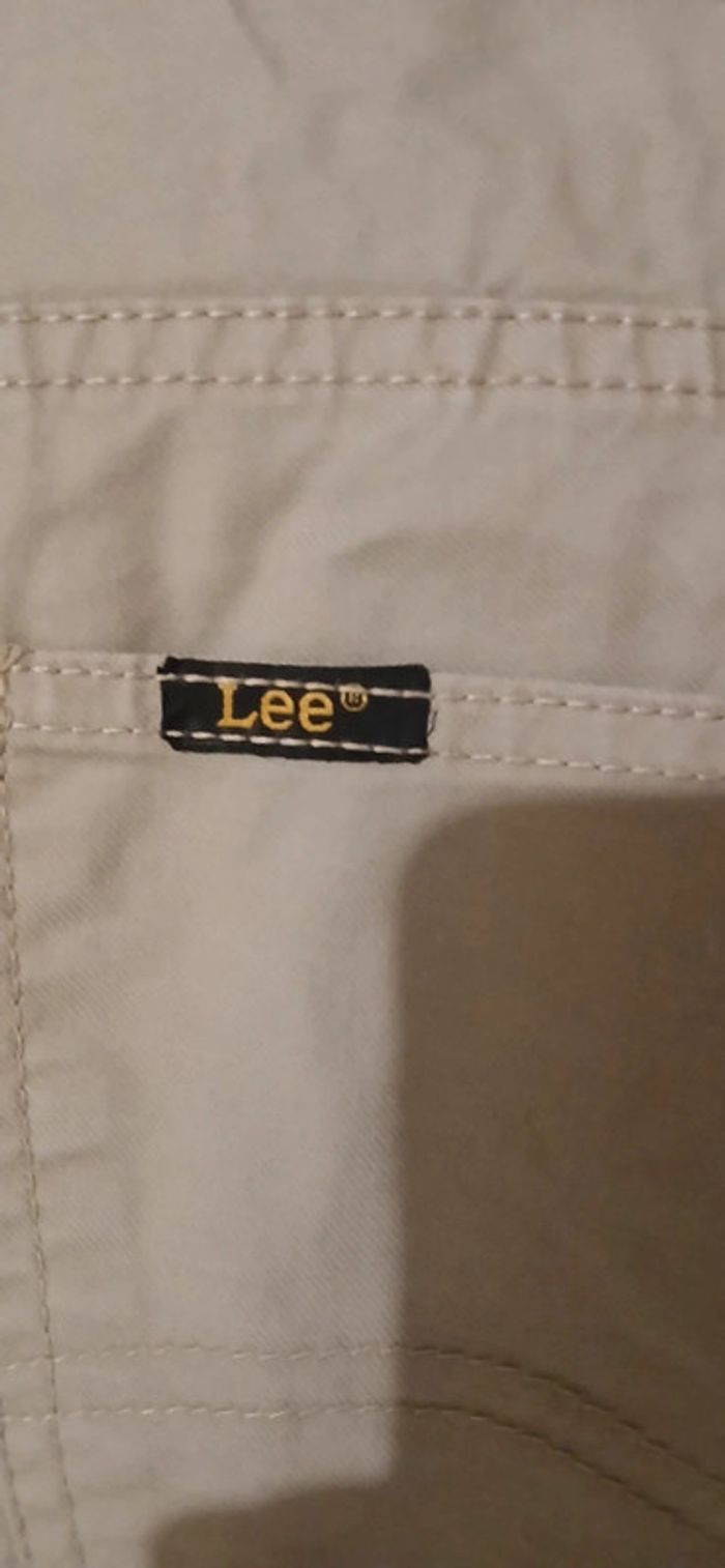 Pantalon Lee Cooper beige taille 33 - photo numéro 3