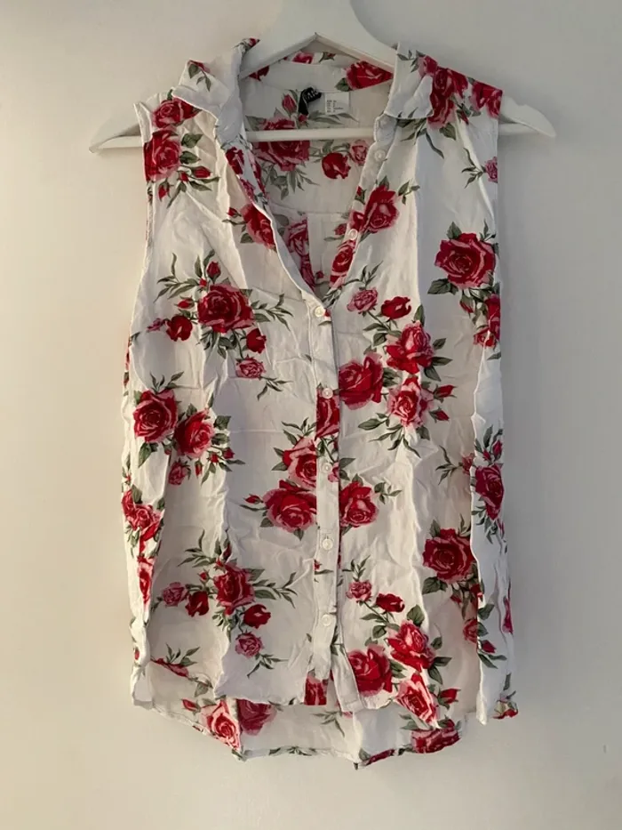 Chemisier à fleurs