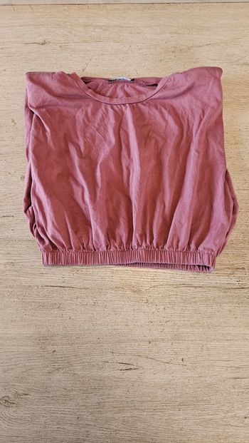 Top court sans manche, mauve/prune, Zara, L