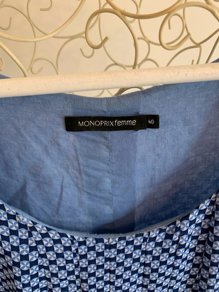 Robe bleues monoprix 40 - photo numéro 2