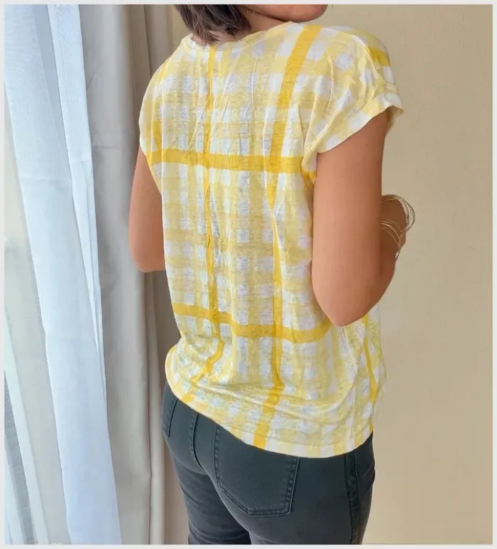 Tee shirt Comptoir des cotonniers lin L neuf - photo numéro 3