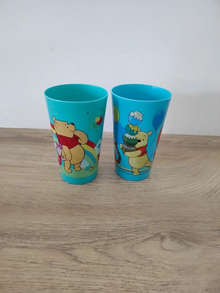 Lot 2 verres gobelets Disney
