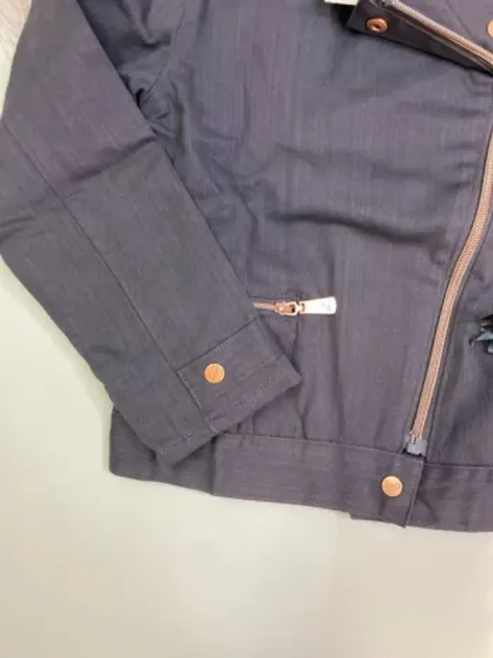 Veste fille - gris - neuf - Lili Gaufrette - Taille 6 ans - photo numéro 4