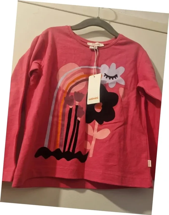 Tee shirt catimini neuf - photo numéro 2