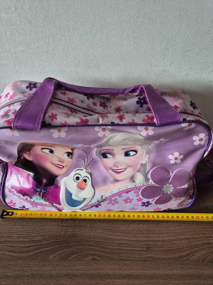 Grand sac Reine des neiges Frozen violet - photo numéro 10