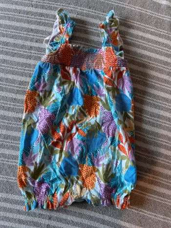 Barboteuse multicolore sans marque 12 mois