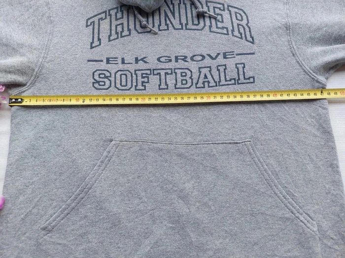 Sweat à capuche mixte Thunder Softball Taille S - photo numéro 5