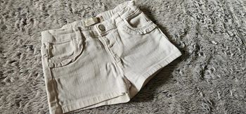 short jean blanc zara