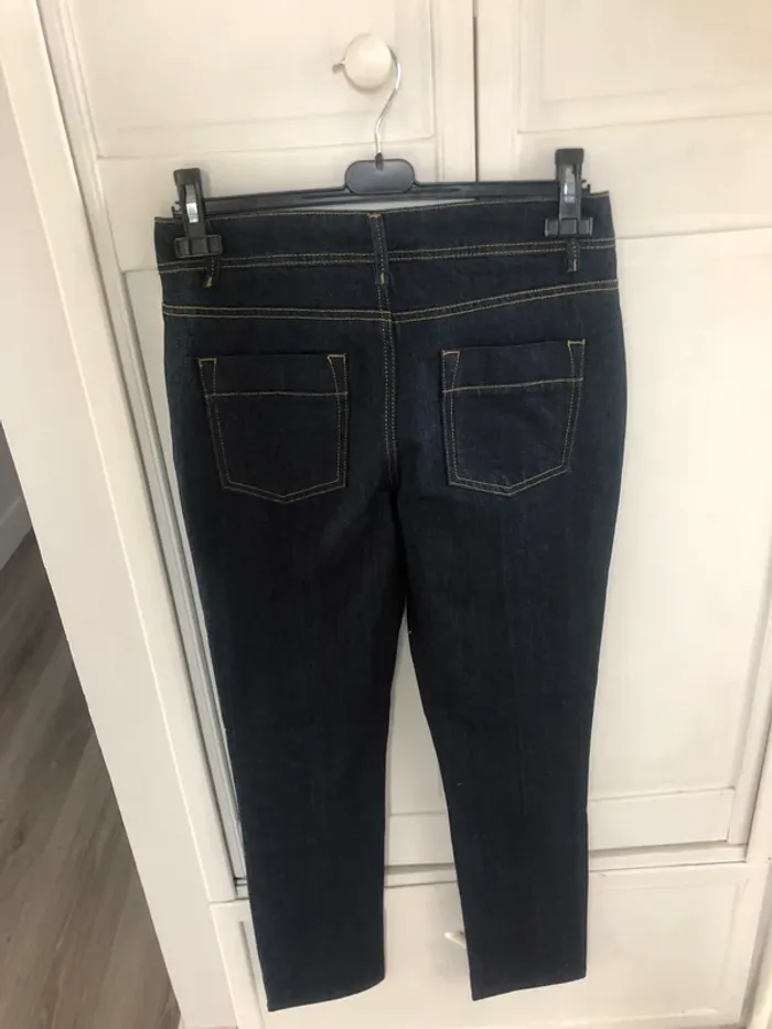 jeans skinny bleu marine femme taille 38 - photo numéro 3
