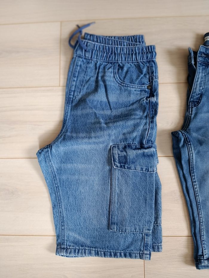 Lot de 3 bermudas en jean garçon taille 16 ans - photo numéro 2