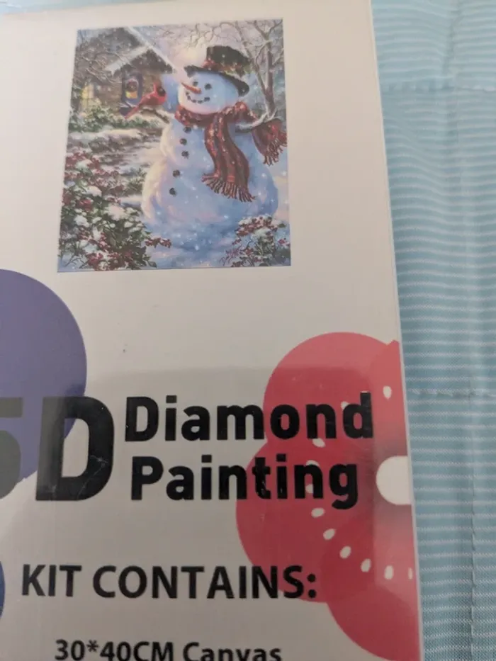 Diamond painting 5D Noel. 30x30 Cm