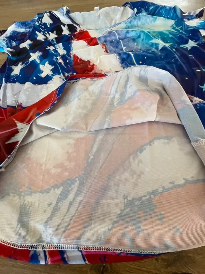 Tee-shirt  drapeau américain - photo numéro 7
