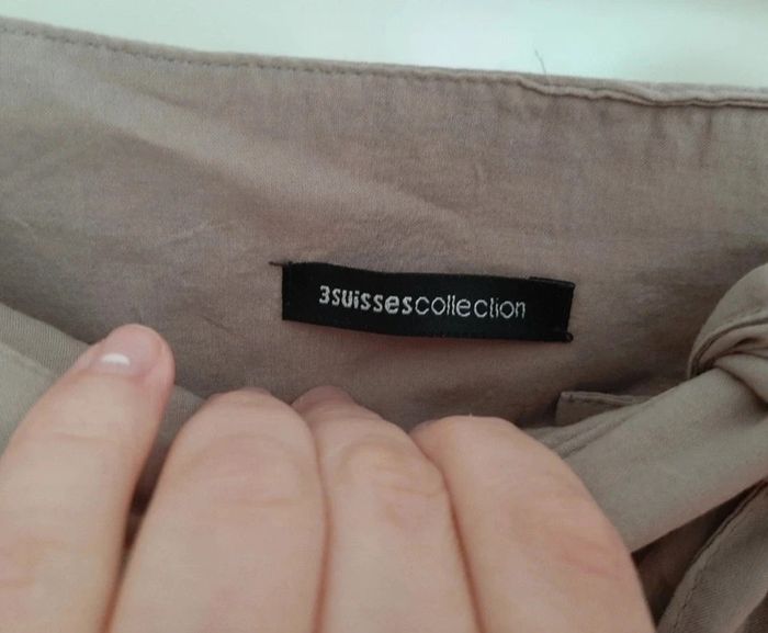 Jupe beige en coton - photo numéro 4