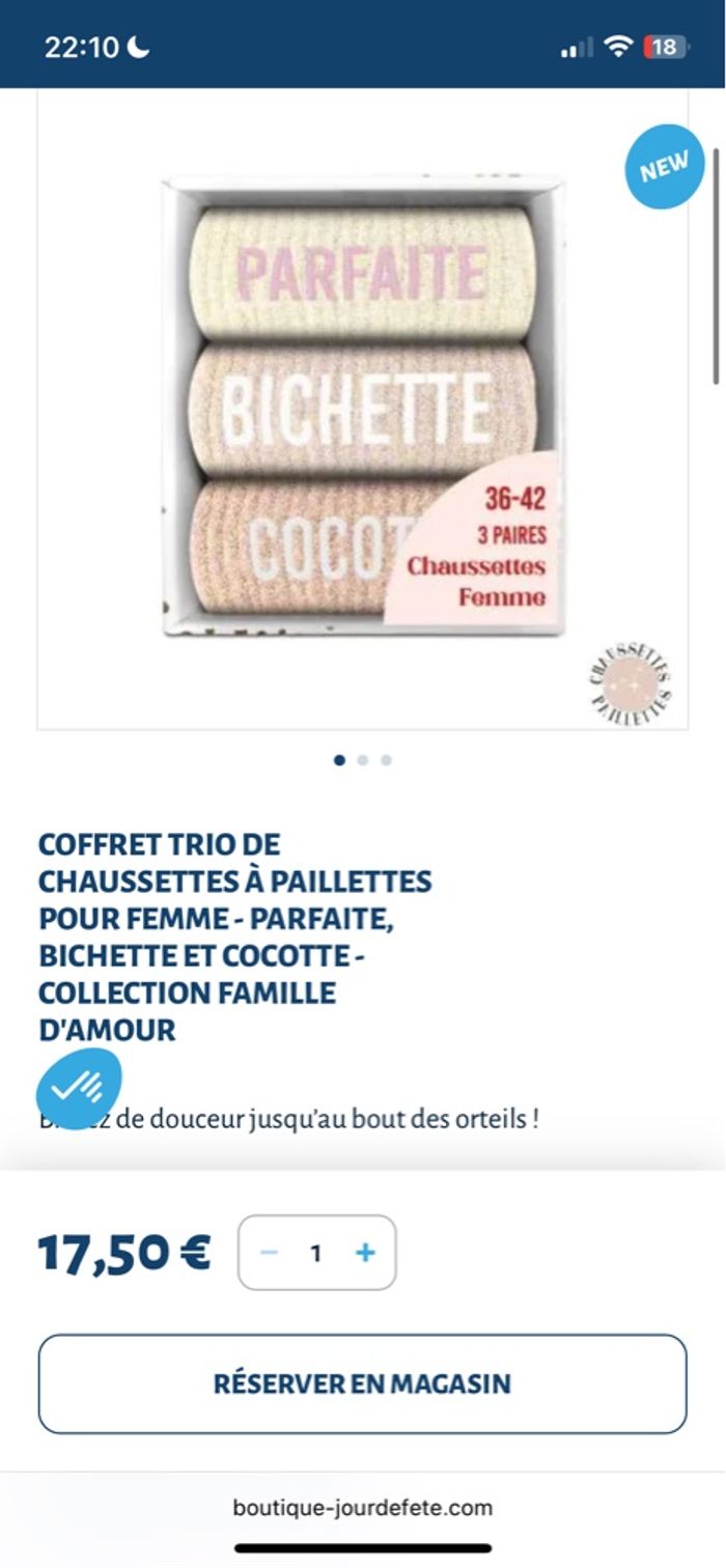 Trio chaussettes paillettes - photo numéro 2