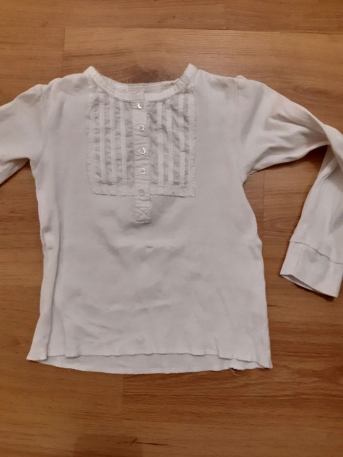 Tee-shirt manche longue fille - photo numéro 2