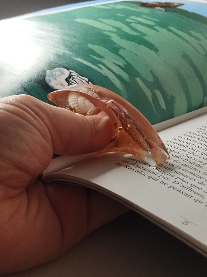 Fait main Support de Pouce de Lecture en résine abr027 - photo numéro 5