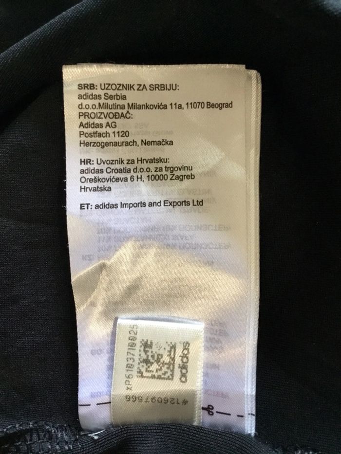 Haut 1/4zip manches longues prêt du corps pour homme Adidas noir taille M 145 - photo numéro 18