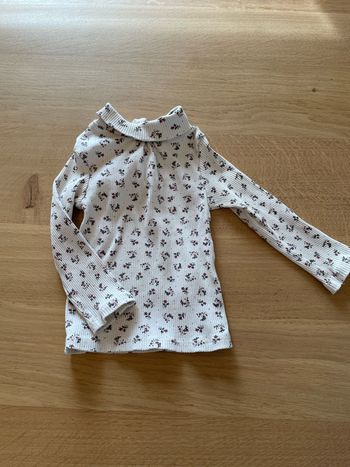 Sous pull fleuri 24 mois