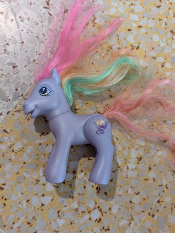 Figurines petit poney violet vintage