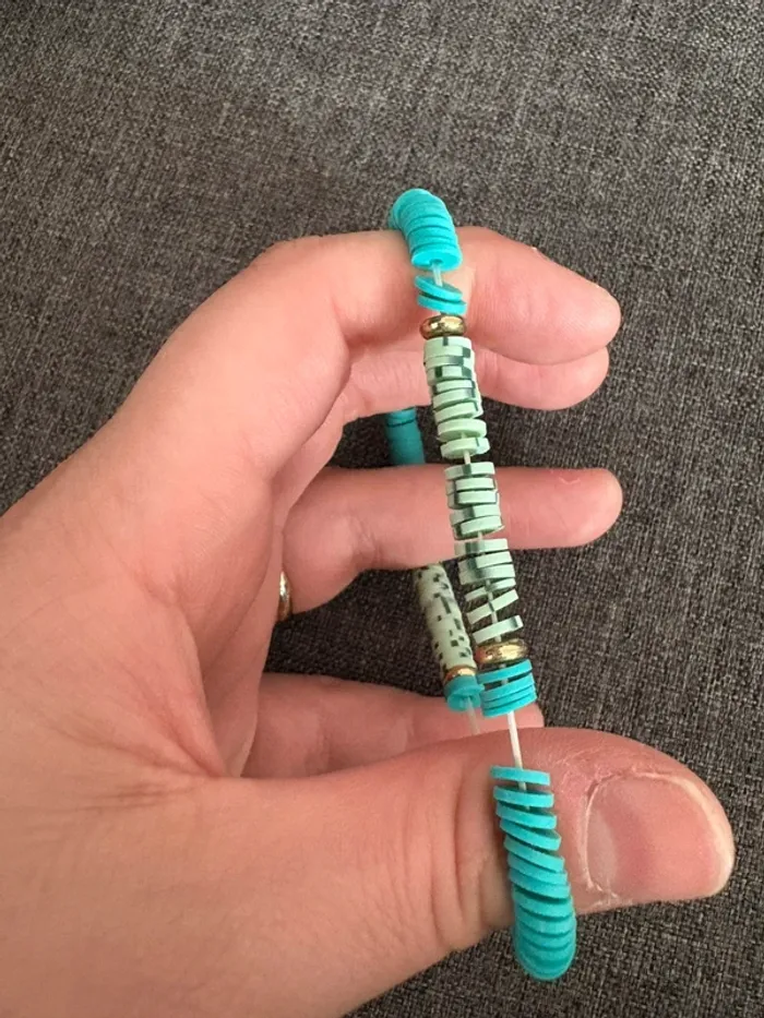 Lot de 2 bracelets bleus - photo numéro 3