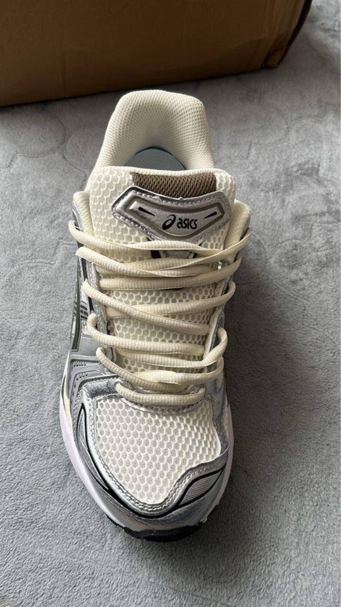 Asics kayano 14 Beige Silver - photo numéro 4