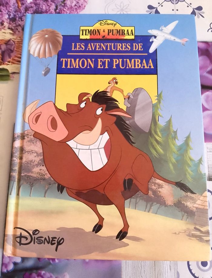 Livre les aventures de Timon et Pumba.