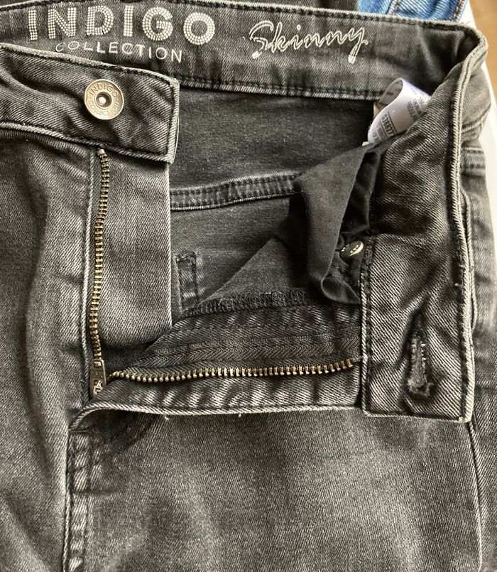 jeans noir skinny troué femme - photo numéro 6