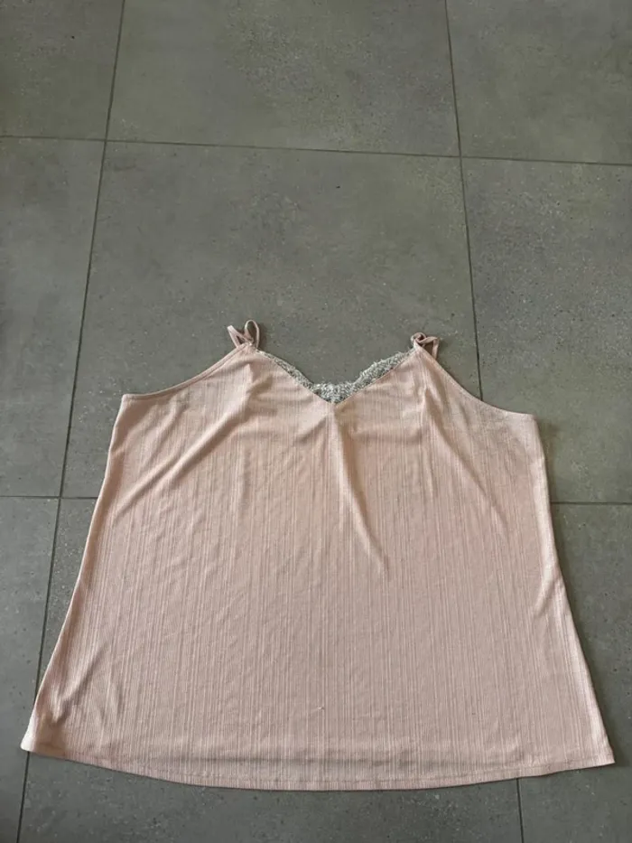 Débardeur rose MS Mode, taille XXL, très bon état