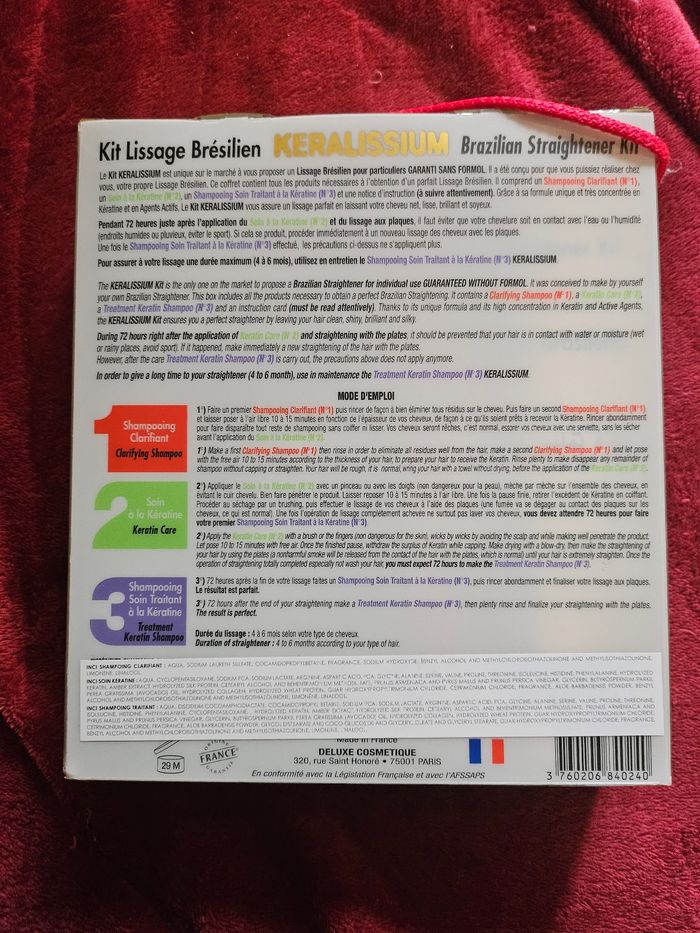 Produits lissage - photo numéro 2