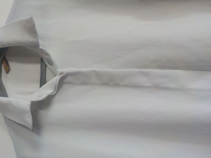 CHEMISIER BLANC NEW COLLECITON 100% POLYESTER - photo numéro 2