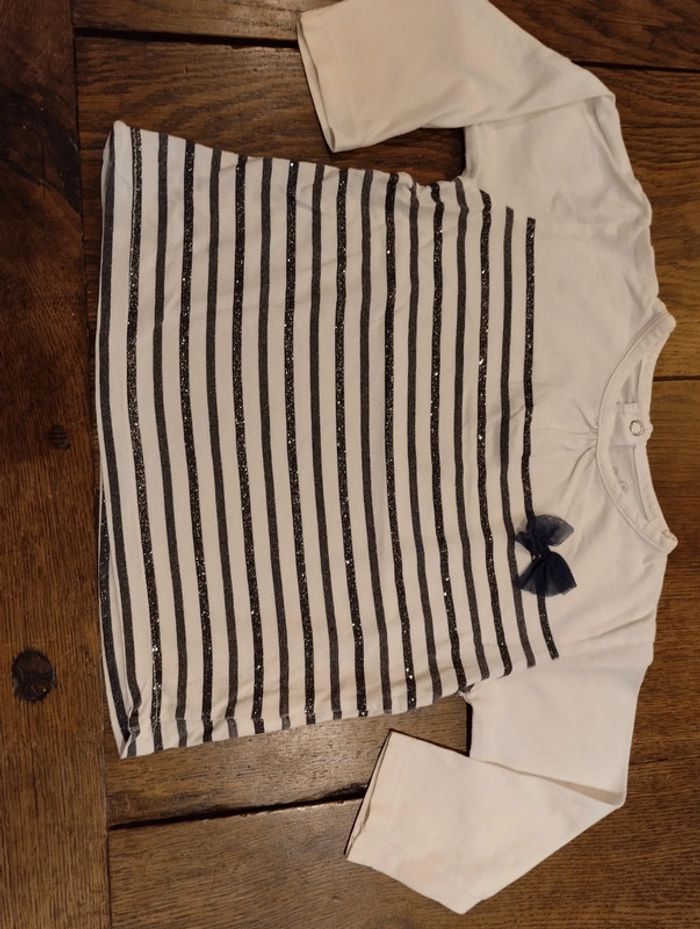 Marinière fillette 💙 - photo numéro 2