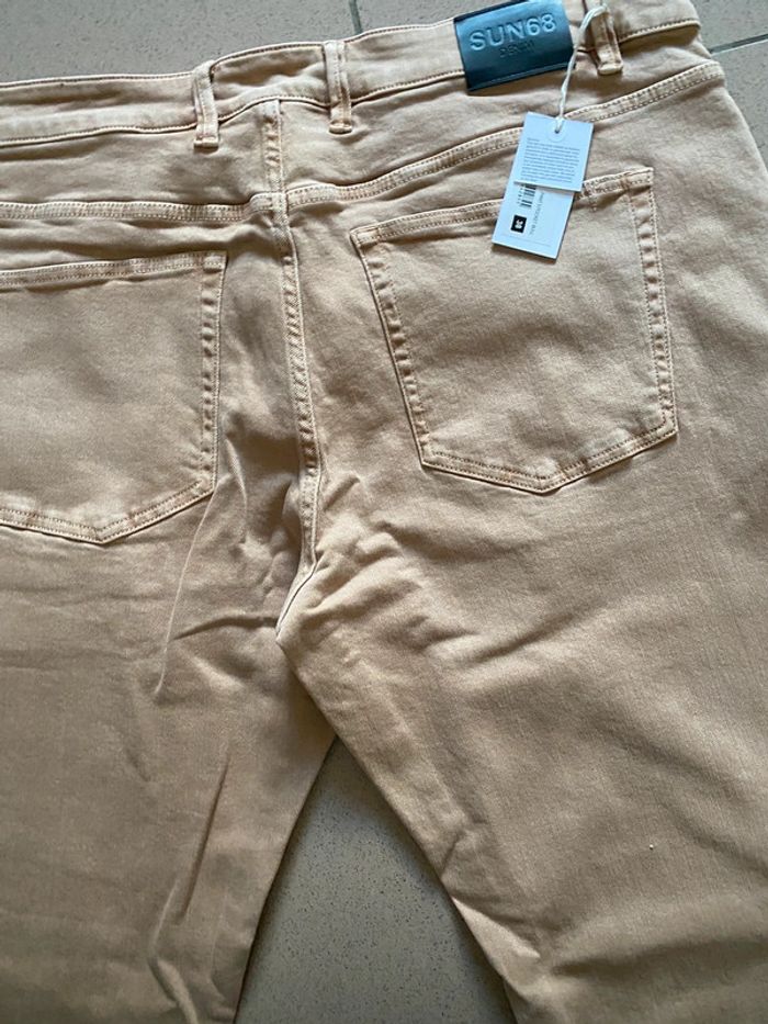 Sun68 pantalon coton beige 48 Neuf - photo numéro 5
