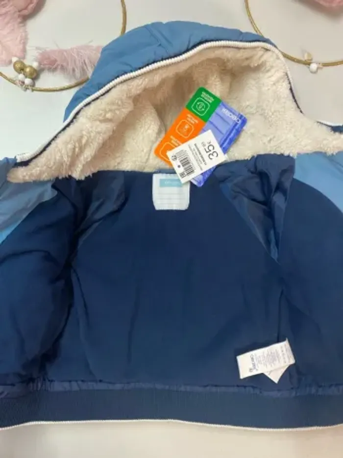 Doudoune bébé garçon - capuche - neuf - Obaïbi - Taille 12 mois - photo numéro 4