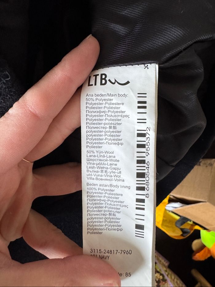 Caban laine mélangée LTB - photo numéro 6