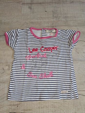 Tee shirt manche courte fille 12 mois